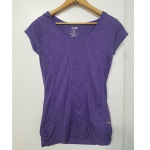 AVIA Workout Active purple shirt hoodie